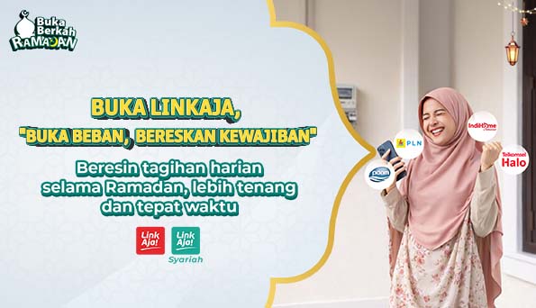 Image Artikel Ramadan Tenang di LinkAja: Buka Beban, Bereskan Kewajiban! LinkAja